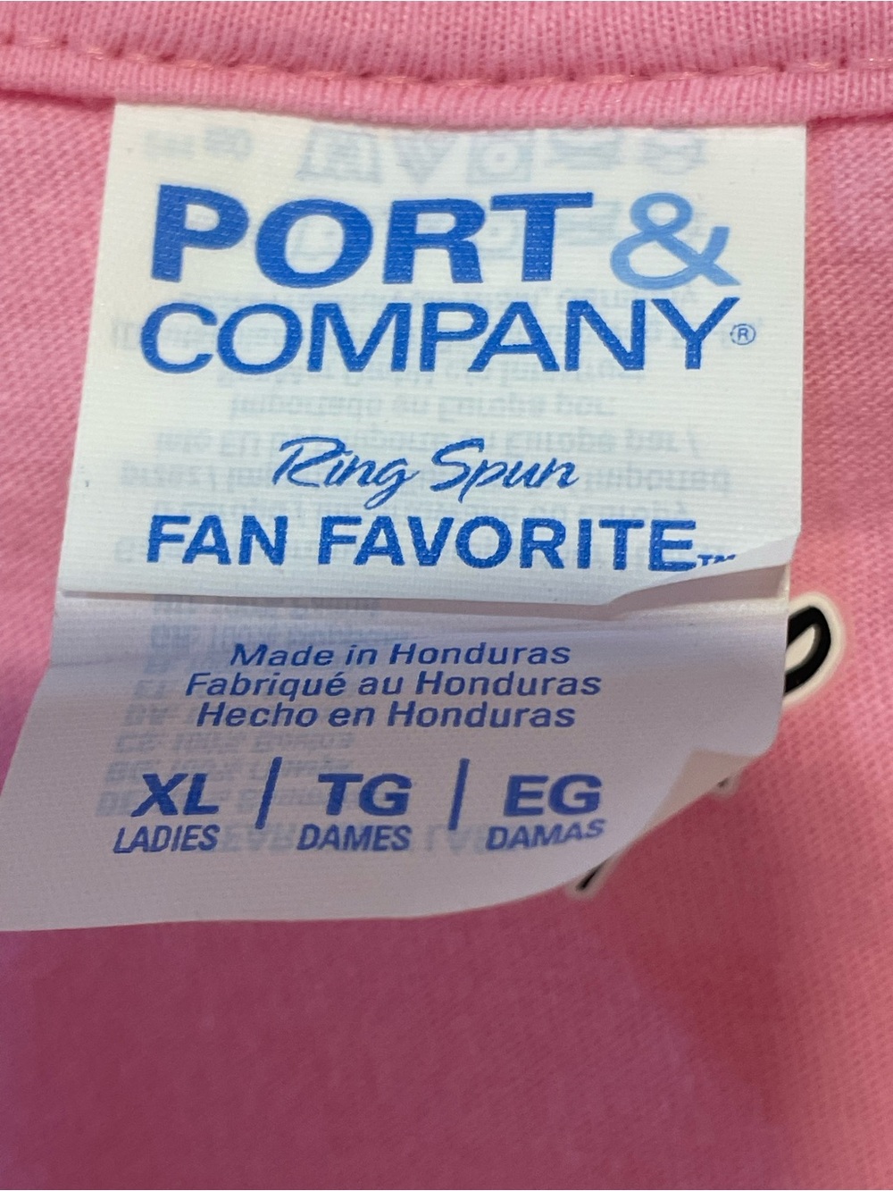 Disney PORT & COMPANY Pink Women’s XL Ice Cream Heart Graphic V-Neck Tee - Picture 4 of 7